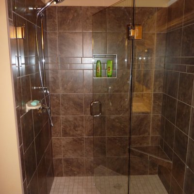 Custom shower remodel 23